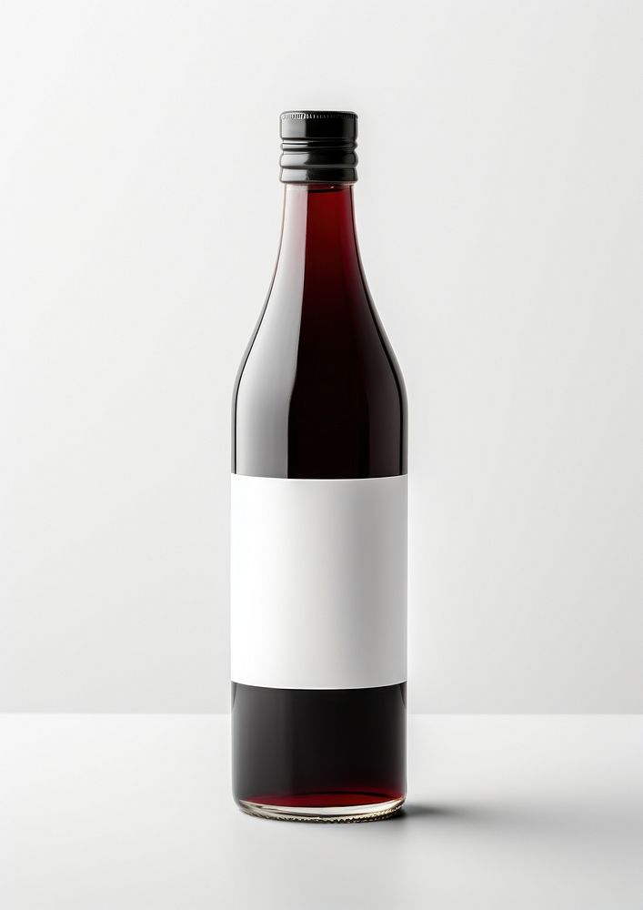 Bottle label drink wine.