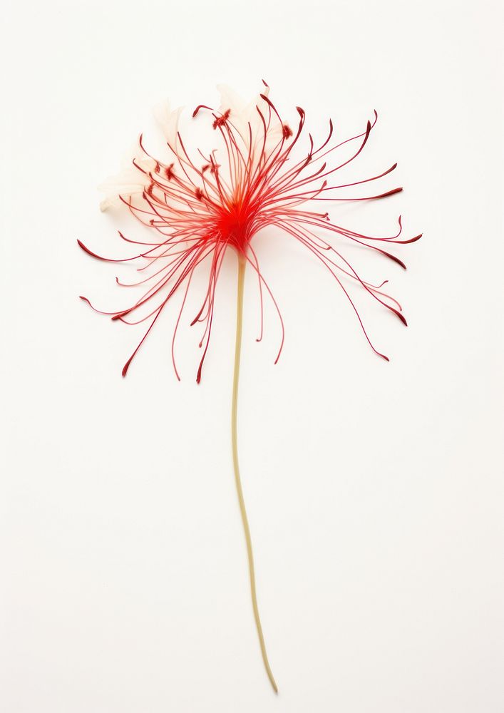 Spider lily flower petal plant. 