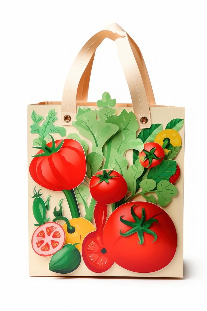 Tomato bag vegetable handbag.