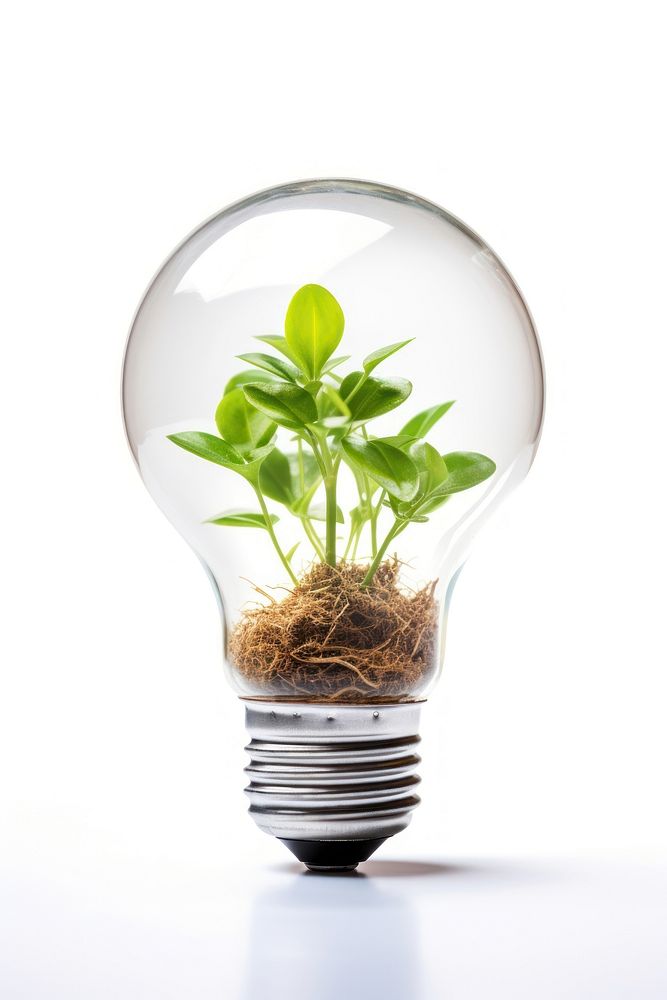 Light bulb lightbulb plant electricity.
