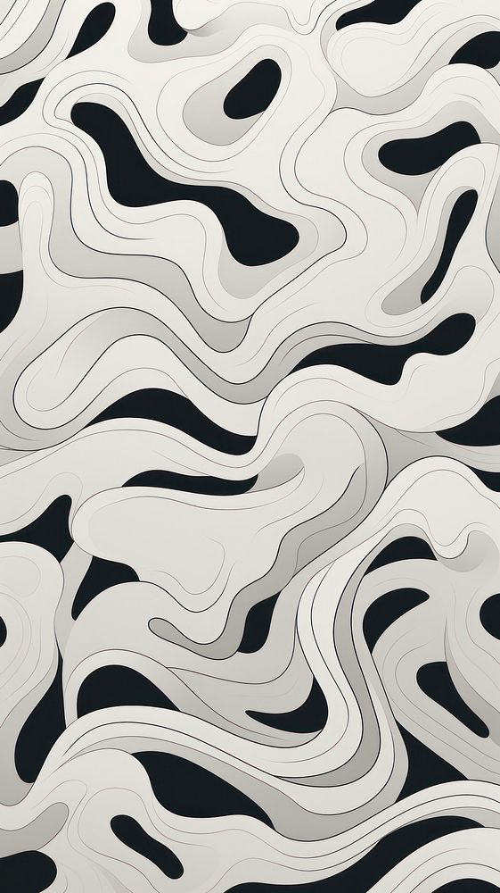  Wallpaper abstract pattern drawing. AI generated Image by rawpixel.