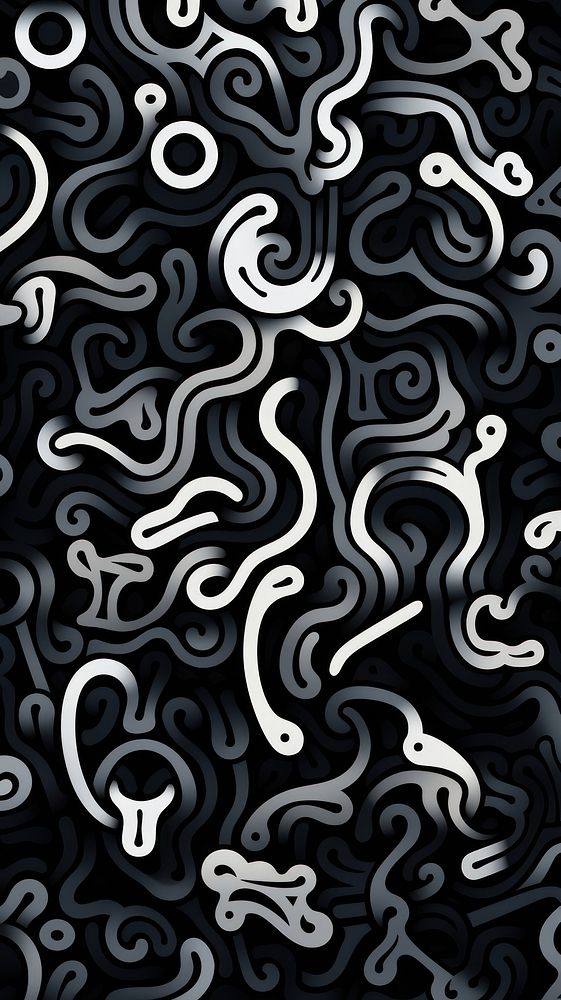  Pattern backgrounds monochrome labyrinth. AI generated Image by rawpixel.