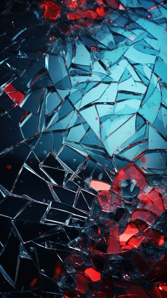 Broken glass abstract art transportation. AI generated Image by rawpixel.