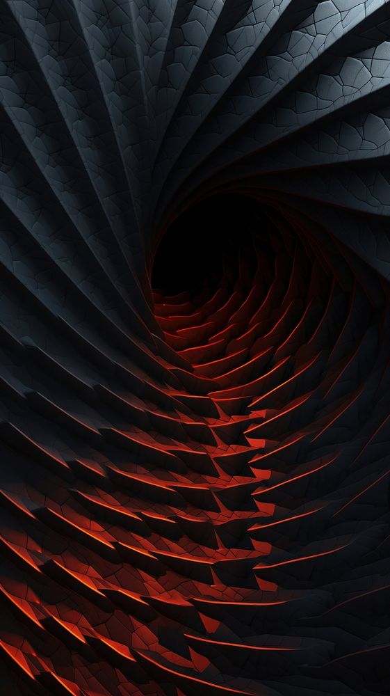  Spiral carbon fiber abstract pattern architecture. AI generated Image by rawpixel.