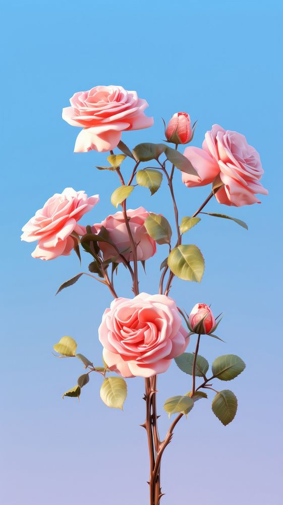 Love rose blossom flower.