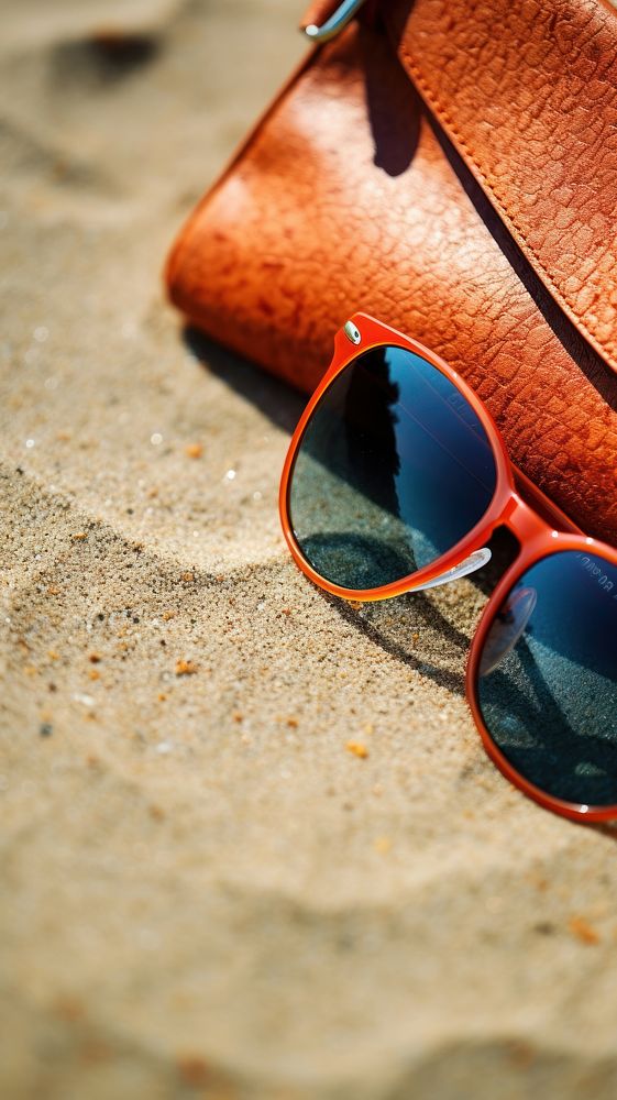 Beach sunglasses outdoors summer.