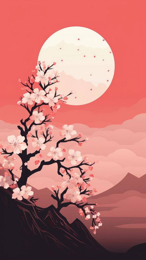  Outdoors blossom nature flower. AI generated Image by rawpixel.