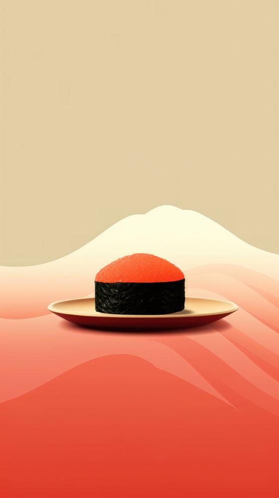  Sushi horizon skating produce. AI generated Image by rawpixel.