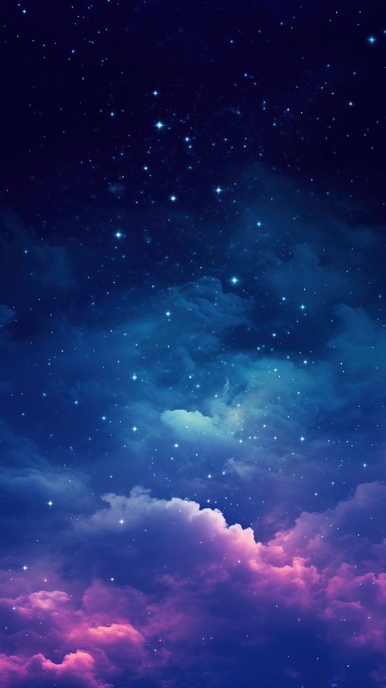  Beautiful galaxy astronomy universe outdoors. AI generated Image by rawpixel.
