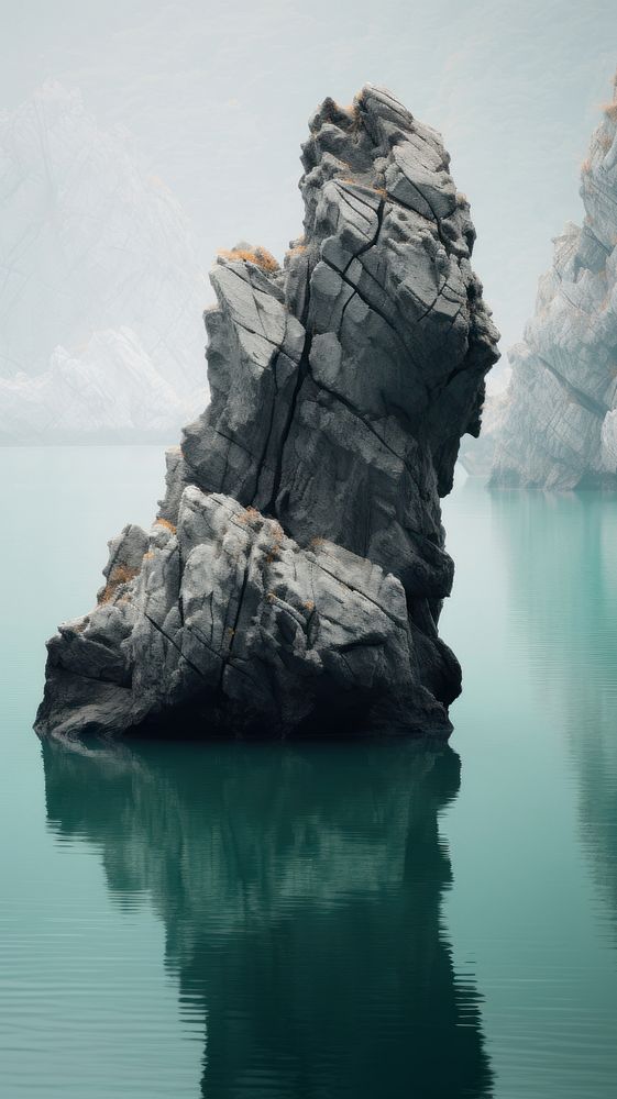 Rock formation nature lagoon rock | Premium Photo - rawpixel