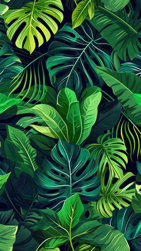 Tropical vegetation tropics pattern.