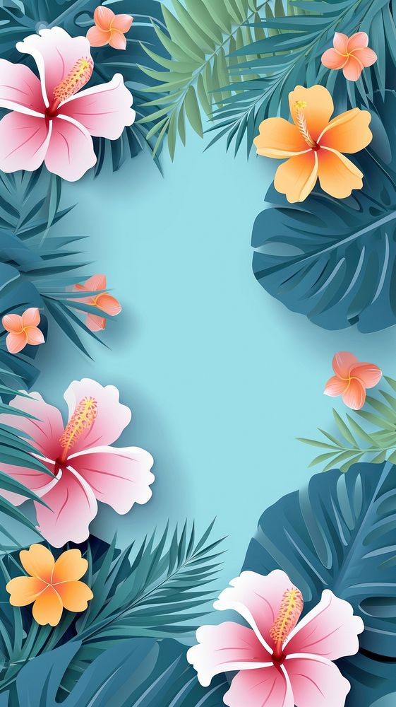 Tropical no Text backgrounds hibiscus.