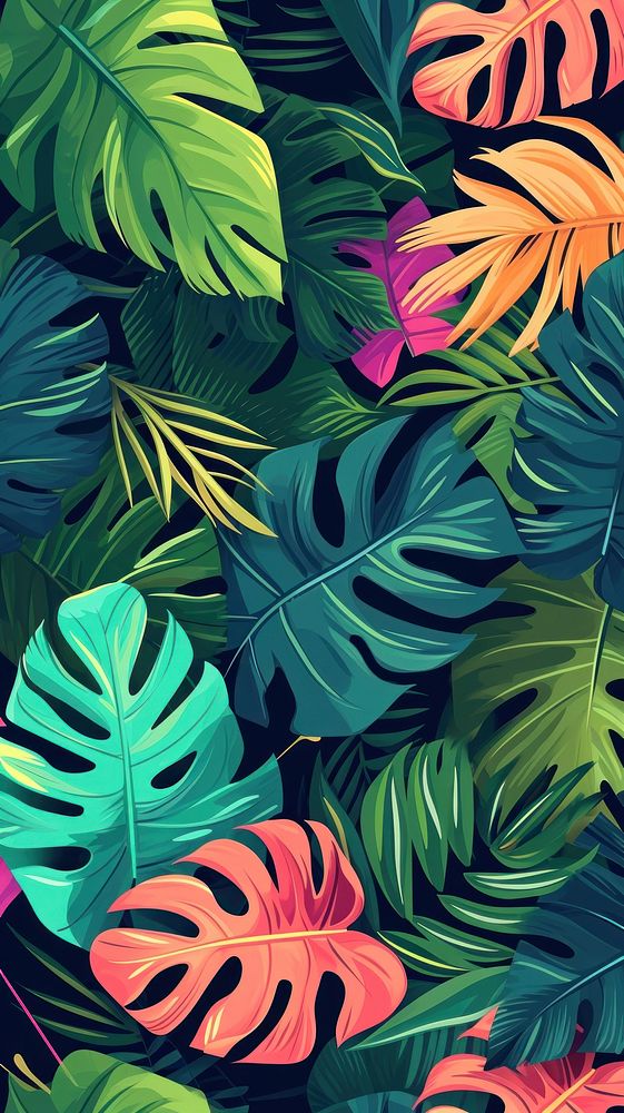 Tropical pattern plant backgrounds.