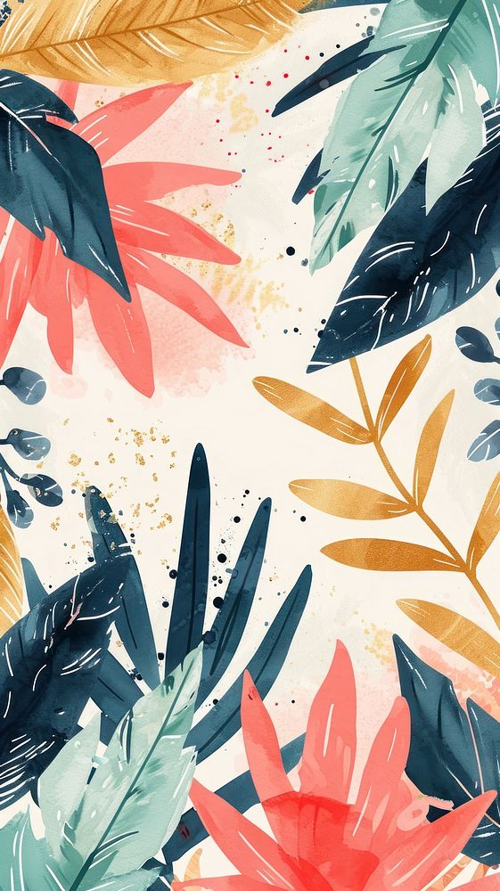 Tropical plant leaf art. | Premium Photo Illustration - rawpixel