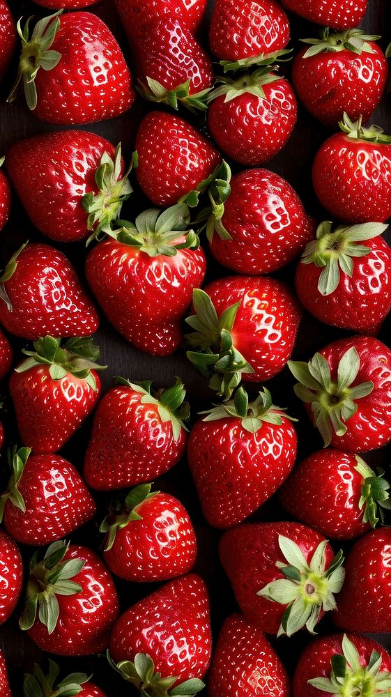 Fresh strawberries food strawberry market.