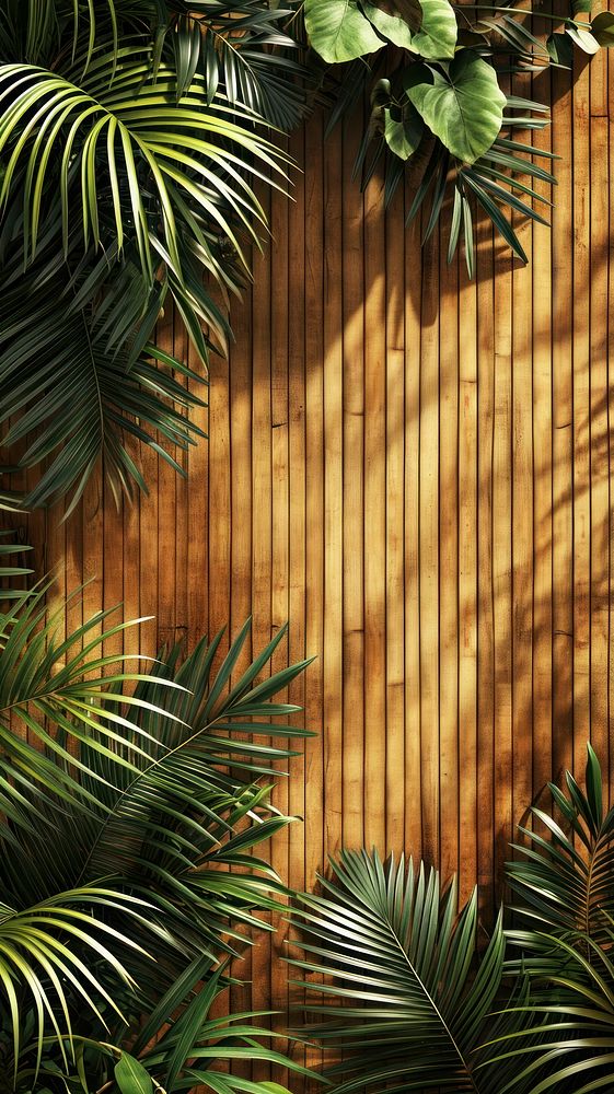 Tropical wood backgrounds outdoors.