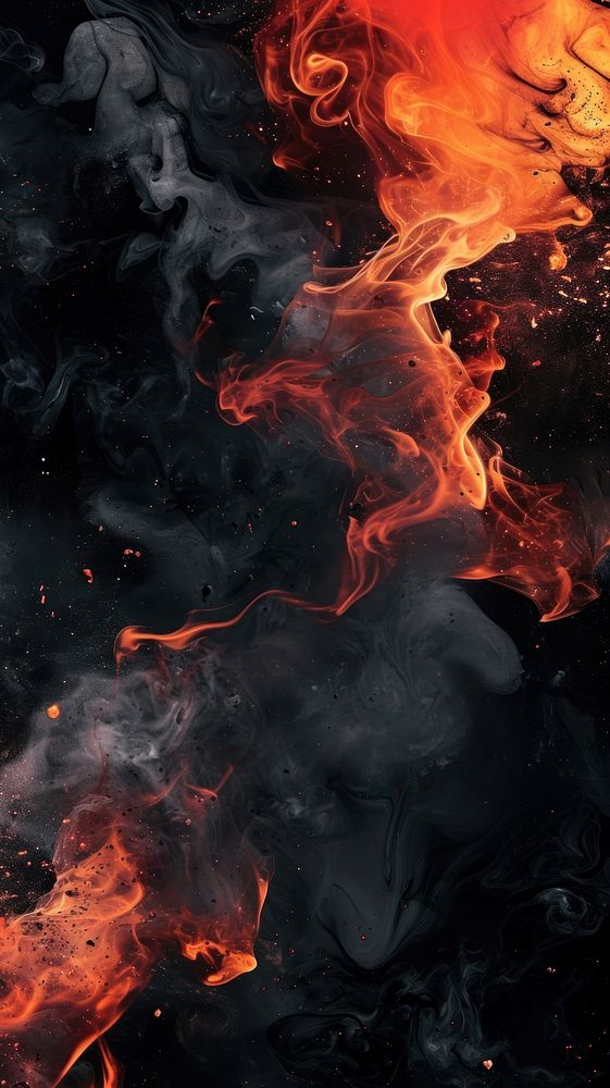 Abstract dark wallpaper volcano fire backgrounds.
