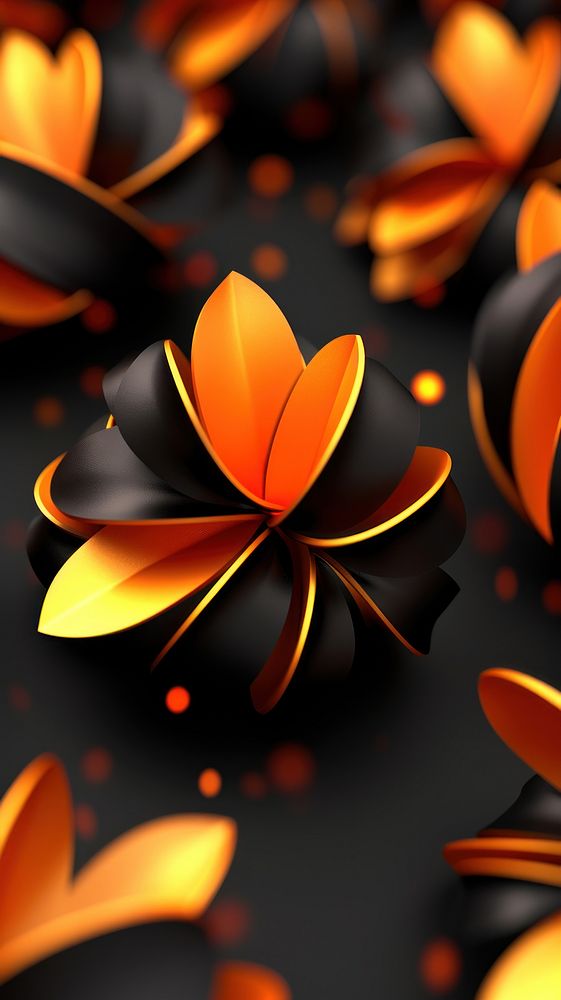 Abstract dark wallpaper pattern flower petal.