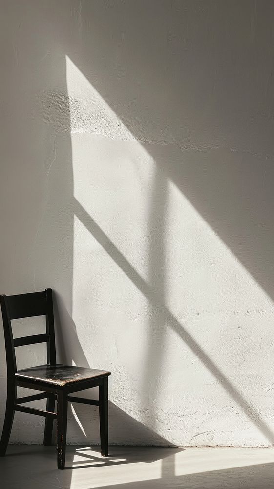 A chair wall architecture furniture.