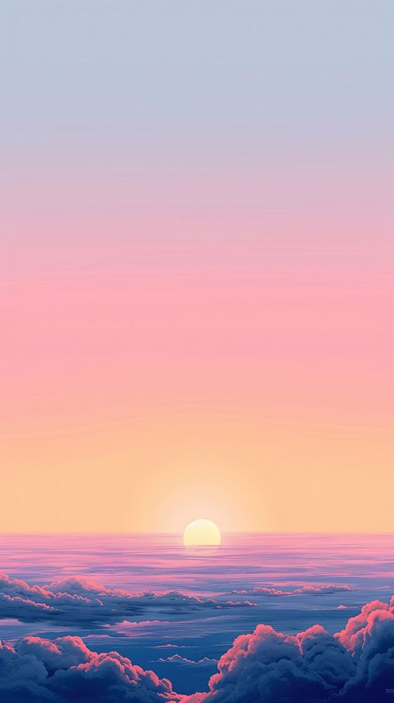 Sunset pastel sky backgrounds outdoors horizon.