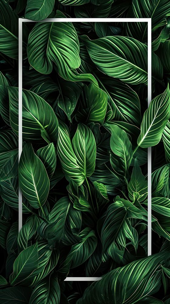 Tropical green backgrounds nature.