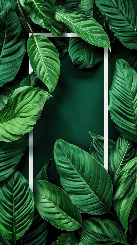 Tropical green backgrounds nature.