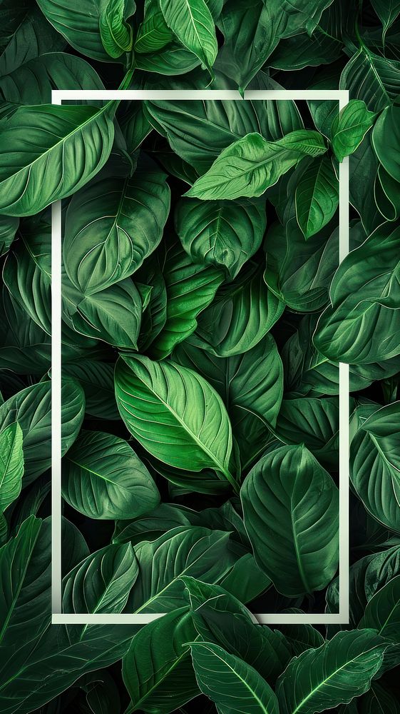Tropical green backgrounds leaves.