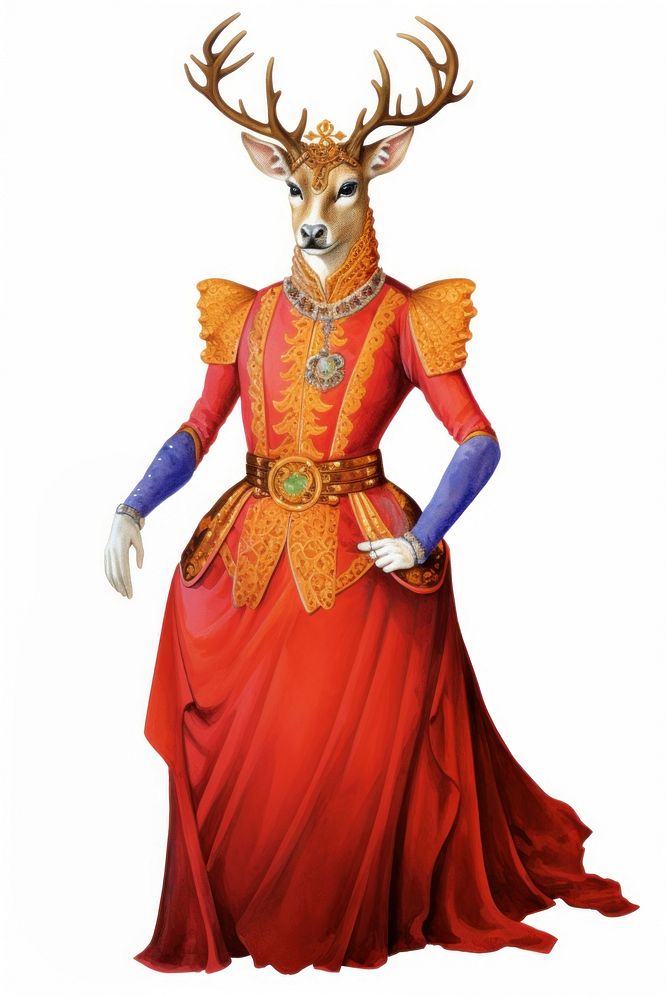 Male deer tradition costume fashion.