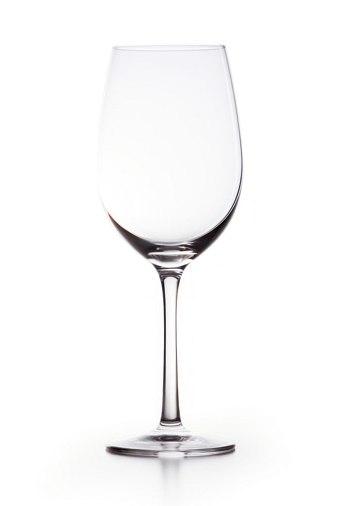 Glass of wine drink white background transparent.