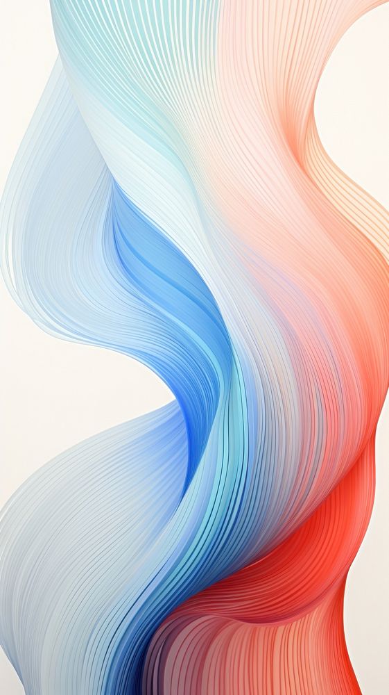  Triad color abstract pattern line. AI generated Image by rawpixel.