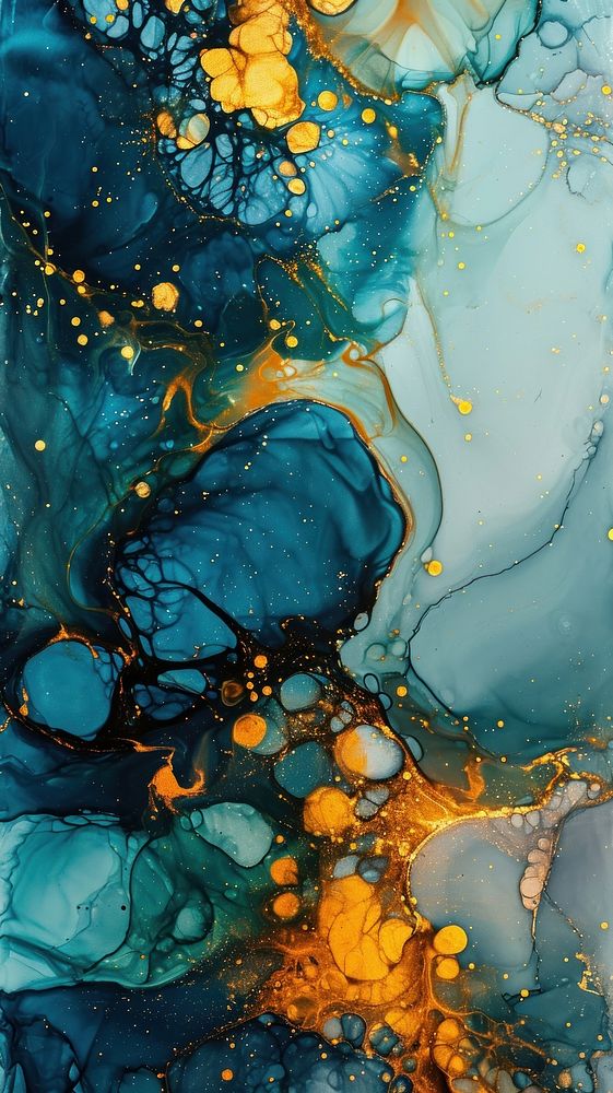  Fluid oil and ink art abstract pattern backgrounds. AI generated Image by rawpixel.