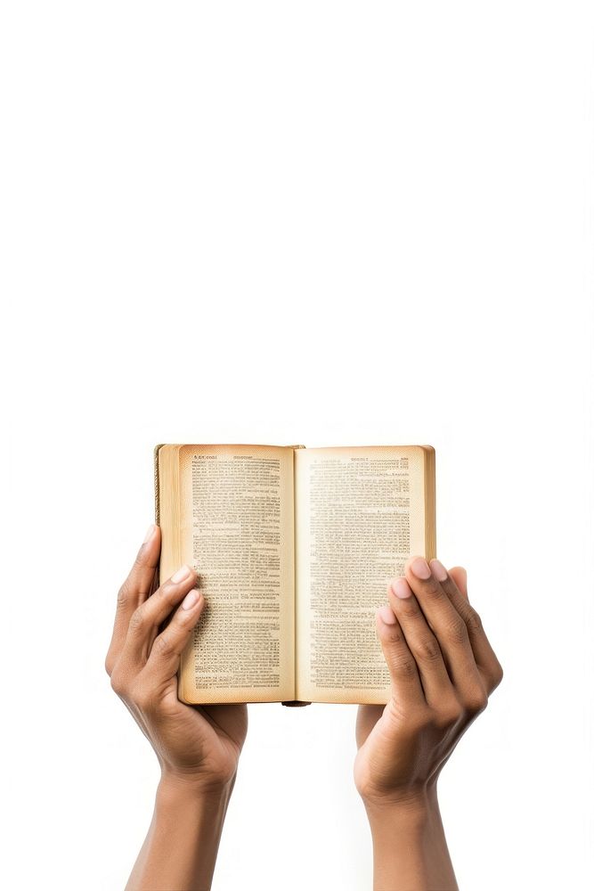 Hand Holding Bible publication reading holding. AI generated Image by rawpixel.