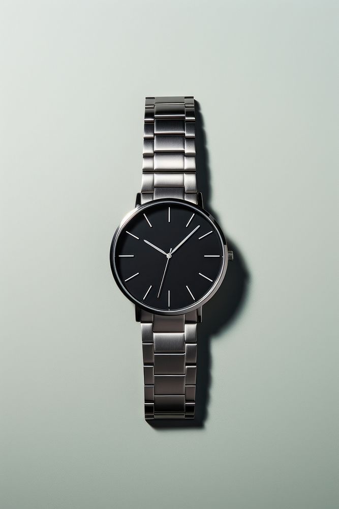 Stainless-steel watch wristwatch accuracy jewelry silver.