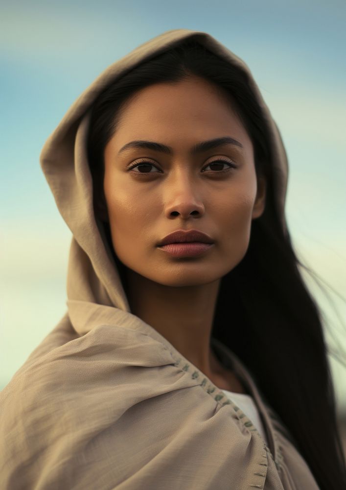 A Tonga woman in traditional clothe portrait adult photo.