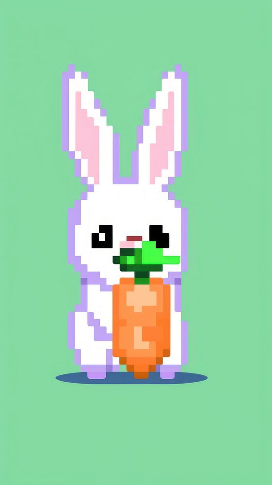 Bunny carrot representation creativity.