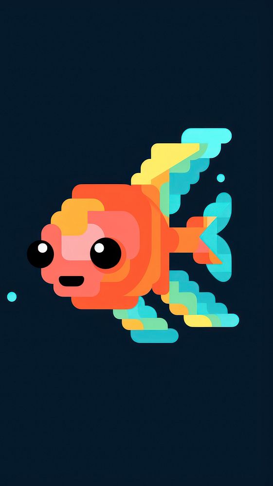 Cute goldfish aquarium animal creativity.