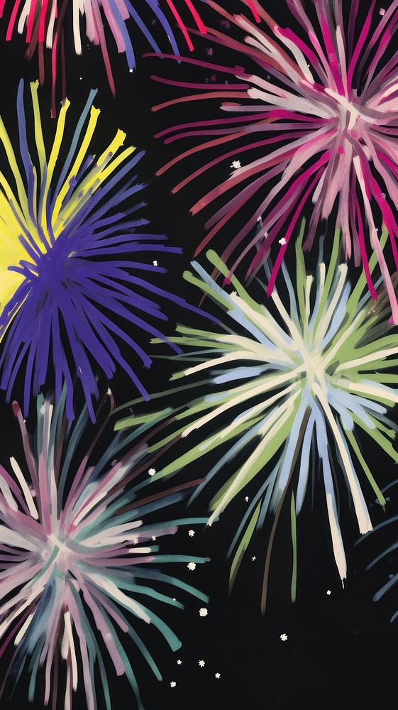 Fireworks backgrounds illuminated celebration. AI generated Image by rawpixel.