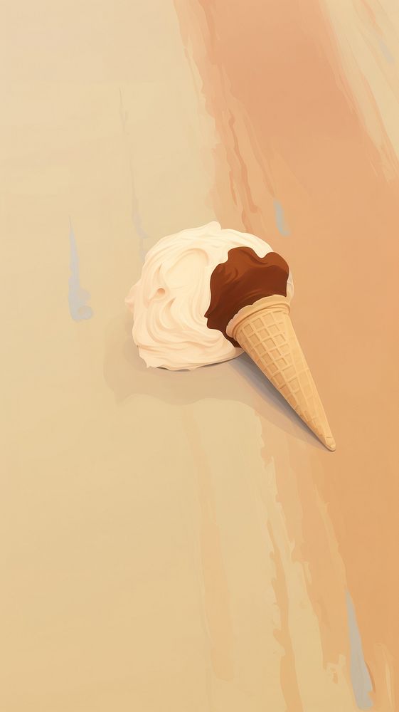  Gelato dessert frozen person. AI generated Image by rawpixel.