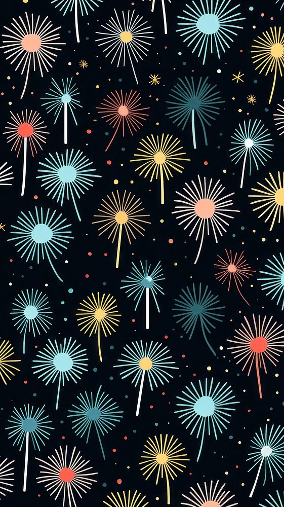 Firework fireworks backgrounds pattern. AI generated Image by rawpixel.
