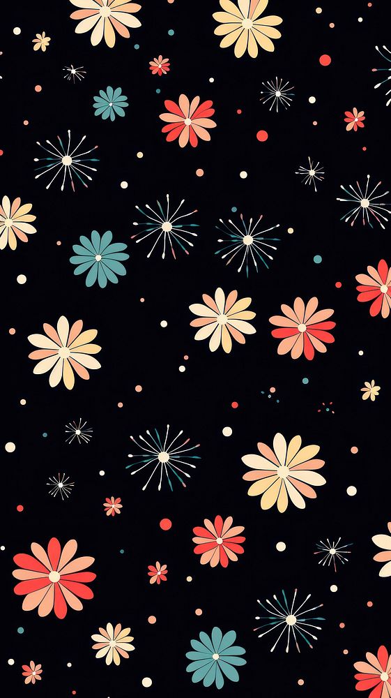 Firework pattern backgrounds wallpaper. AI generated Image by rawpixel.