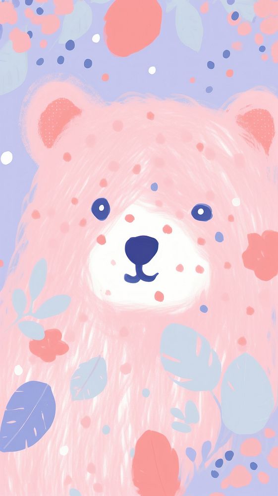 Teddy bear backgrounds abstract pattern.