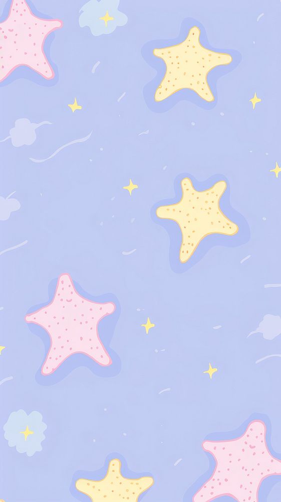  Sea Stars confetti paper star. AI generated Image by rawpixel.