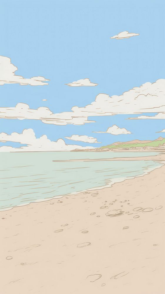  Dead Sea outdoors drawing nature. AI generated Image by rawpixel.