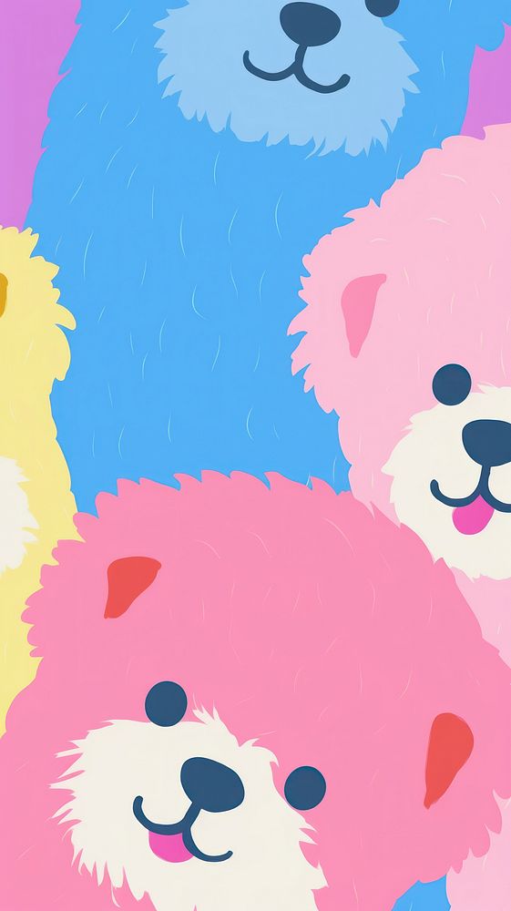  Cute dog wallpaper representation backgrounds pomeranian. AI generated Image by rawpixel.