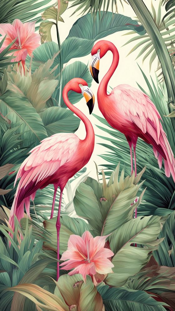 Tropical Tropical flamingo plant.