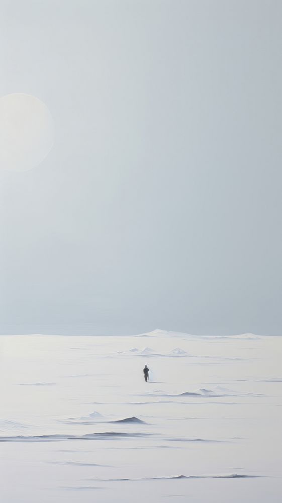  Antarctica outdoors horizon nature. AI generated Image by rawpixel.
