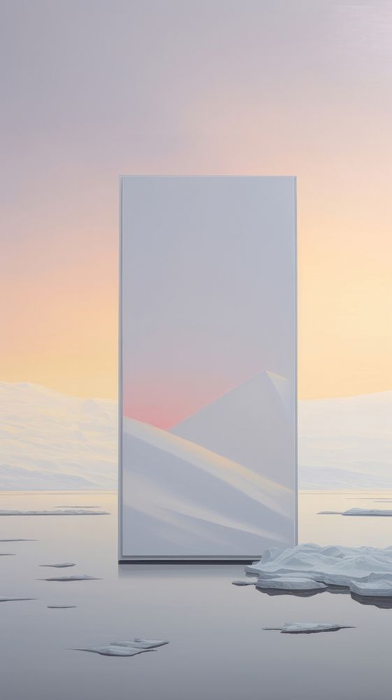 Antarctica outdoors painting nature. AI generated Image by rawpixel.