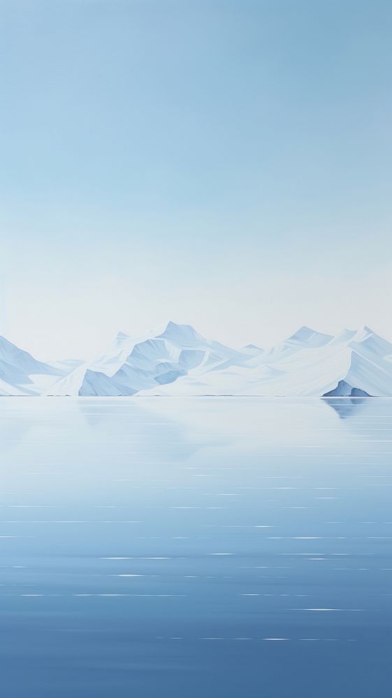  Antarctica landscape mountain outdoors. AI generated Image by rawpixel.