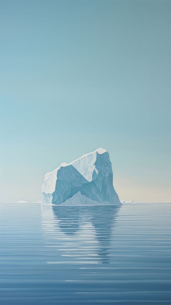  Iceberg iceberg outdoors nature. AI generated Image by rawpixel.