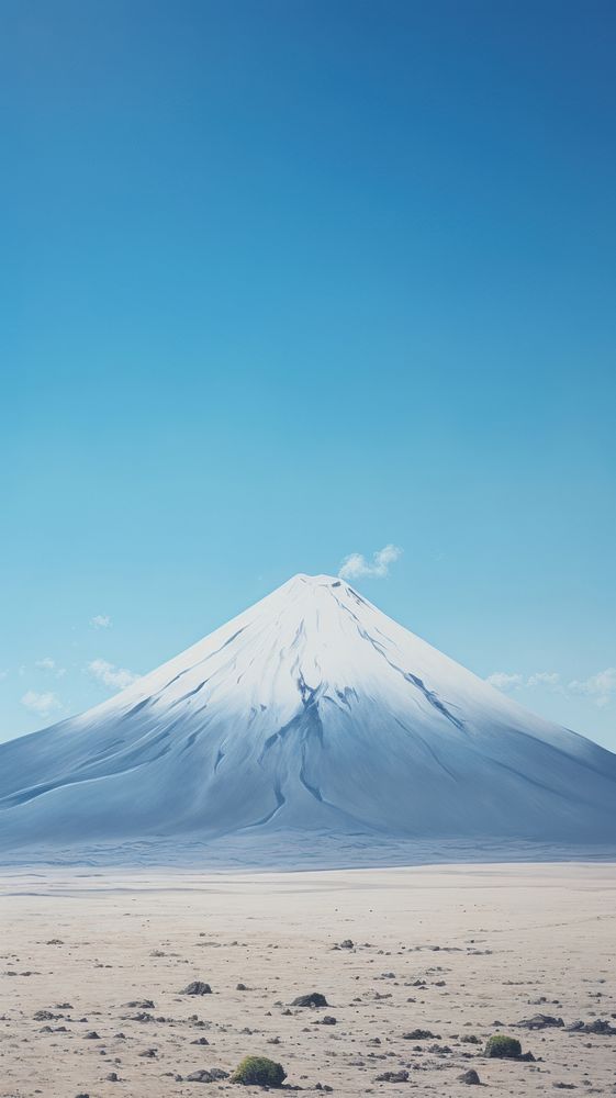  Mount Teide landscape mountain outdoors. AI generated Image by rawpixel.